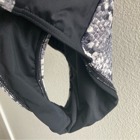 Michael Michael Kors Snake Print Racerback One Piece Swimsuit Spring Summer Swim - Picture 7 of 12